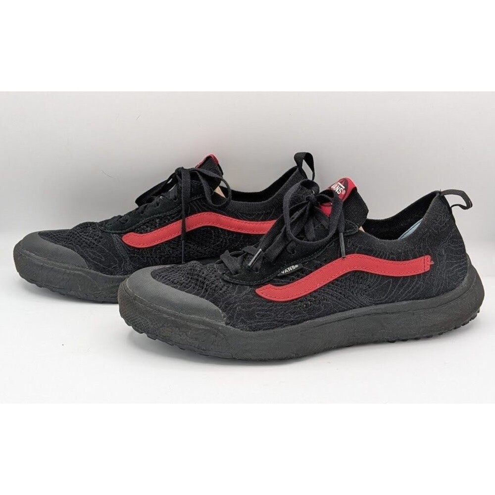 Vans x Nathan Florence UltraRange VR3 Mens 11.5 Black Red Surf Shoes Rare 2022